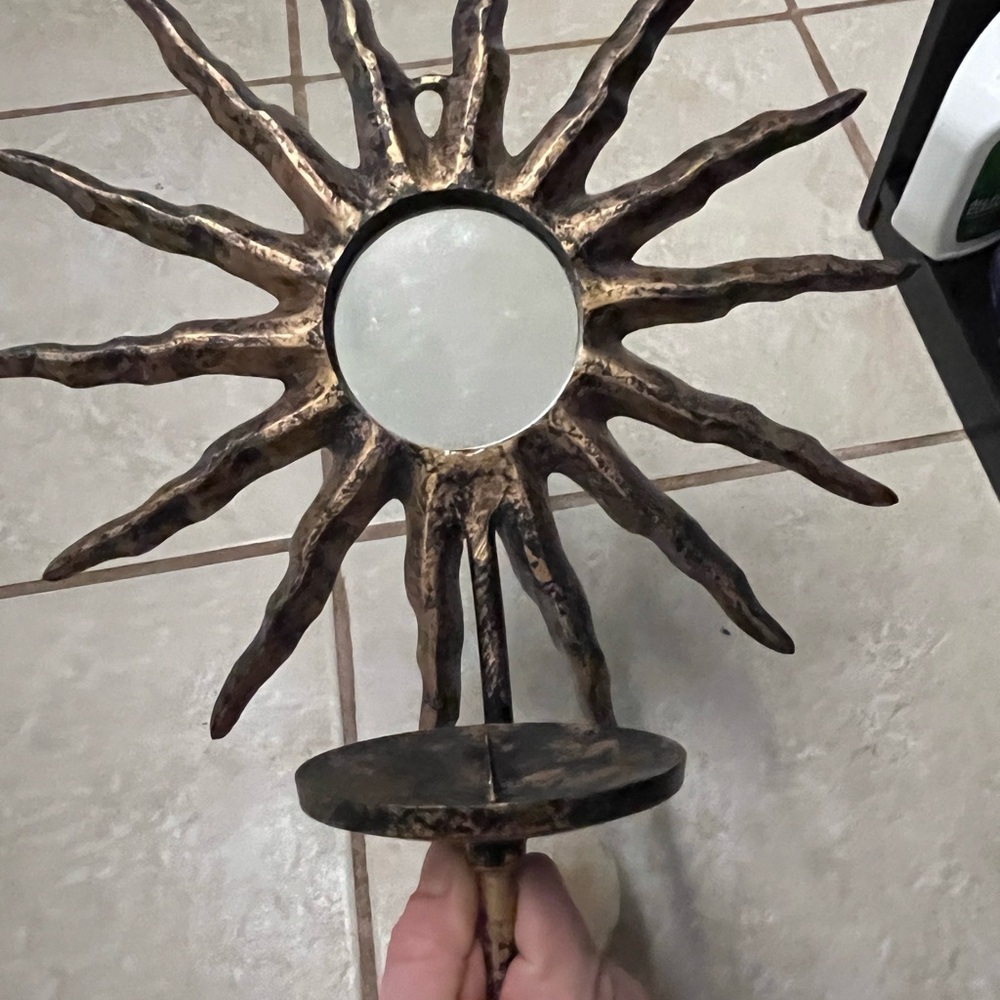 Sunburst Bronze Wall Mirror